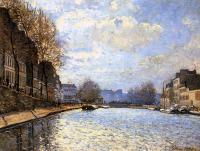 Sisley, Alfred - View of the Canal St Martin